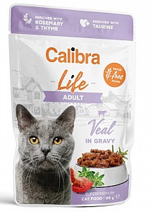 CALIBRA Cat Life Adult Veal in gravy 85g