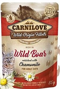 Carnilove Cat Pouch 85g Trout Wild Boar&Chamomile