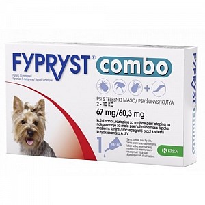 FYPRYST Combo Spot On Dog  2-10kg 1x67mg