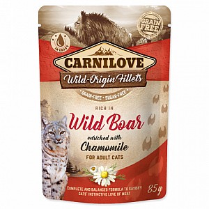 Carnilove Cat Pouch 85g Wild Boar&Chamomile