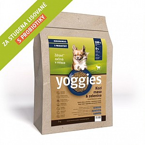 YOGGIES Minigranule kozí maso a zelenina  2kg hypoalergenní