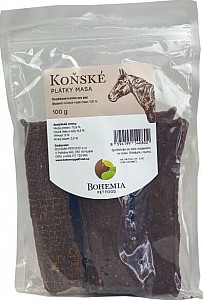 BOHEMIA  Koňské plátky masa 100g