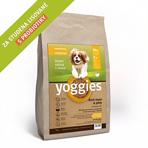 YOGGIES Minigranule krůtí maso a jáhly  5kg Monoprotein