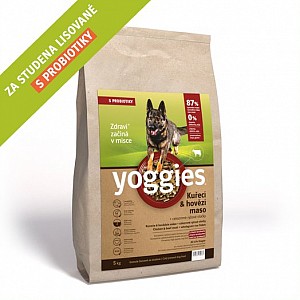 YOGGIES kuřecí a hovězí maso  5kg