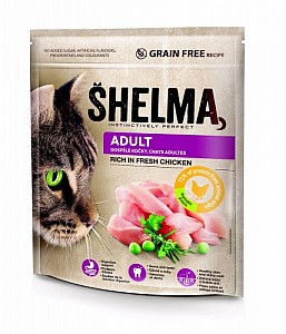 SHELMA Cat GrainFree Adult Freshmeat Chicken 750g