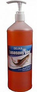 Lososový olej 1000ml, Delika-Pet