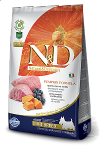 N&D Dog GrainFree Pumpkin Adult Mini Lamb&Blueberry  2,5kg