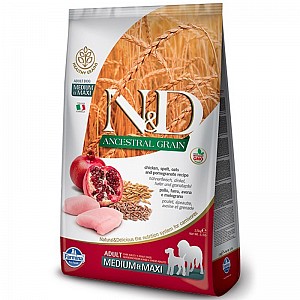 N&D Dog GrainFree Pumpkin Adult Medium/Large Chicken&Pomegranate  2,5kg