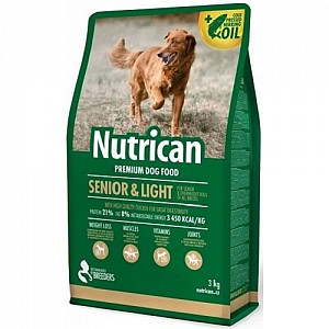 NUTRICAN Premium Dog Food Senior&Light  3kg