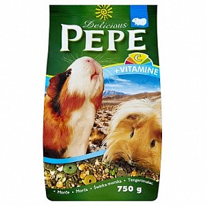 PEPE Delicious pro morčata s vitamíny 750g