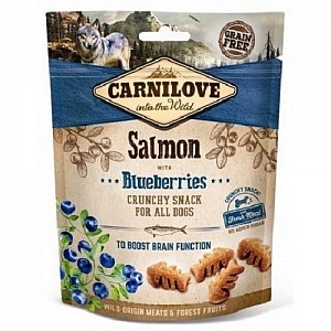 CARNILOVE Soft Snack for all Dog Salmon with Blueberries 200g