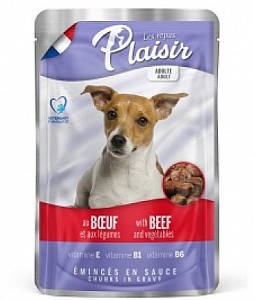 PLAISIR Dog Adult 100g hovězí