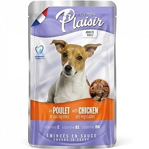 PLAISIR Dog Adult 100g kuře