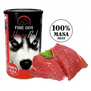 FINE Dog Adult 100% masa hovězí 1200g