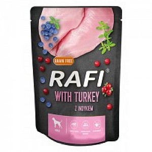 RAFI Dog GrainFree 300g with Turkey (krůtí)