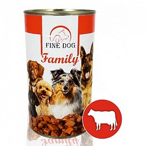 FINE Dog Family hovězí 1240g