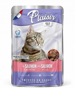 PLAISIR Cat Adult 100g losos+treska