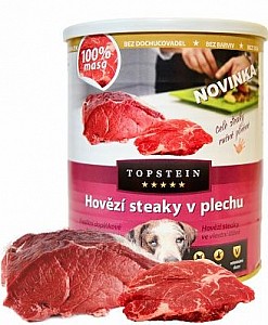 TOPSTEIN Hovězí steaky v plechu 800g