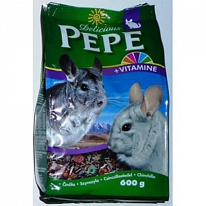 PEPE Delicious pro činčily s vitamíny 600g