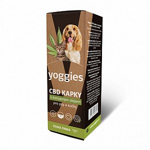 YOGGIES CBD olej 3,2% pro psy a kočky 10ml