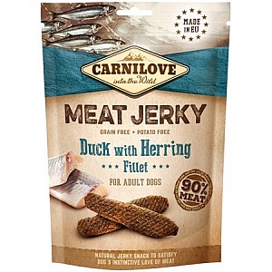 CARNILOVE Dog Jerky Snack Duck with Herring Fillet 100g