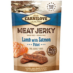 CARNILOVE Dog Jerky Snack Lamb with Salmon Fillet 100g