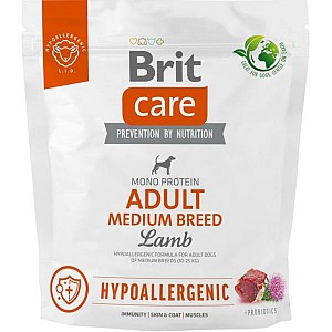 BRIT Care Dog Hypoallergenic Adult Medium Breed Lamb  1kg