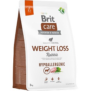 BRIT Care Dog Hypollergenic Weight loss Rabbit  3kg