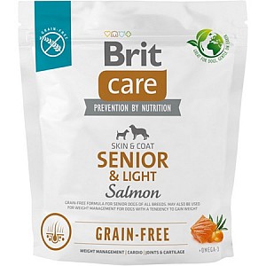 BRIT Care Dog Grain-free Senior&Light Salmon  1kg