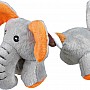 Pejsek / slon s bavlněnou šňůrou 17cm, plyš