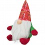 Xmas Dwarf - vánoční skřítek 21cm, plyš, zvuk, mix color